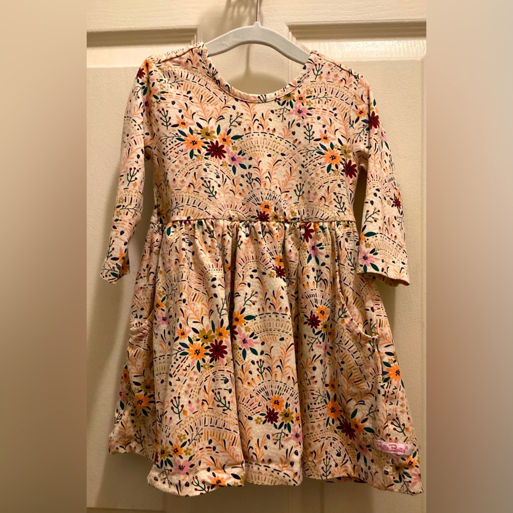 Ruffle Butts❣️Floral Toddler Dress